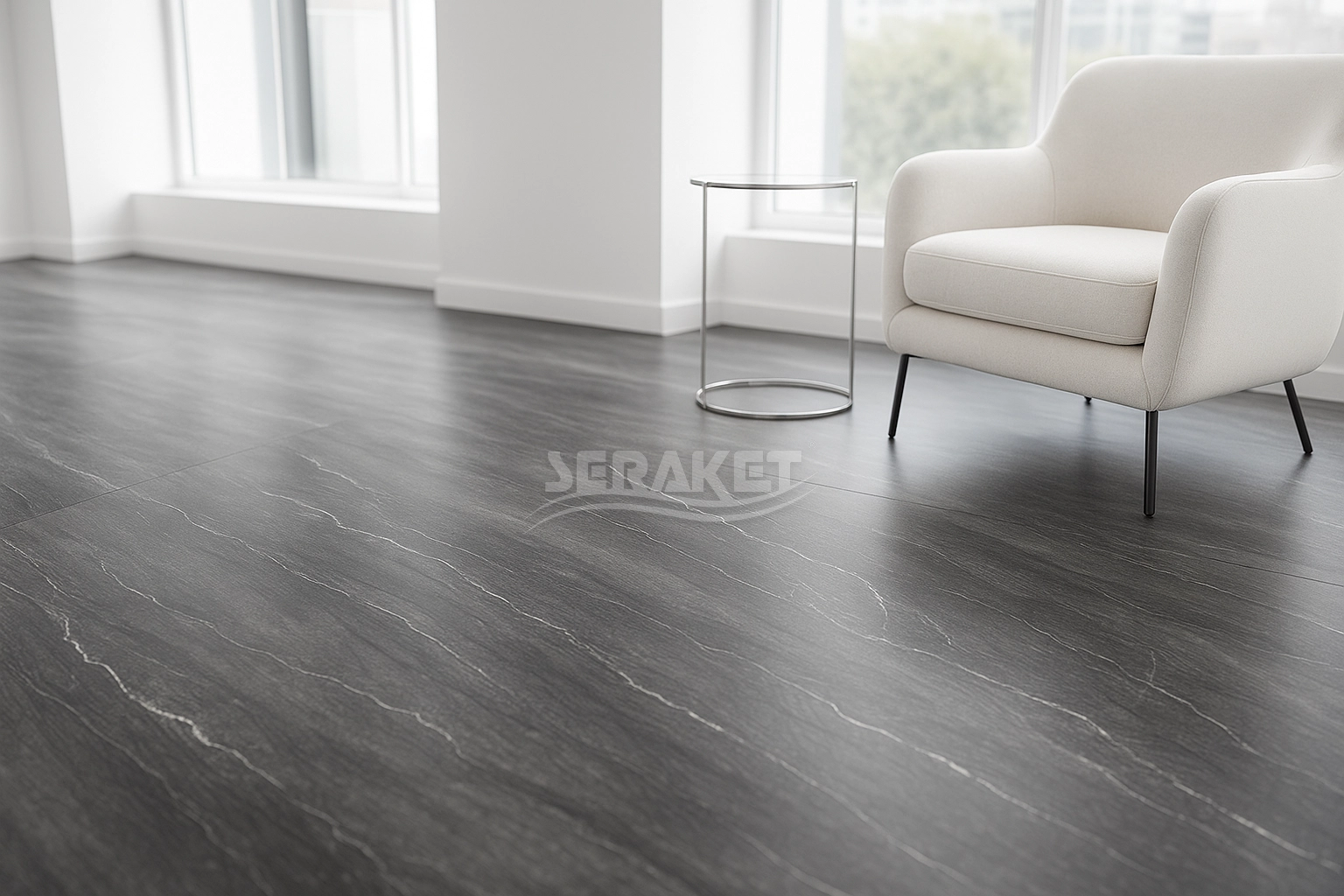 اسلب کف پی وی سی سراکت، نسل جدید کفپوش مدرن ضدآب جایگزین اسلب سنگ و سرامیک